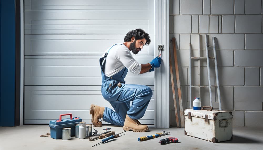 Garage door work in Huntington